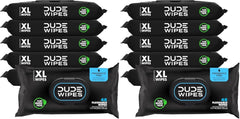 DUDE Wipes Unscented Adult Flushable Wet Wipes, Sensitive Skin, 576 Count