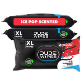 DUDE Wipes Poopsicle Adult Flushable Wet Wipes, Ice Pop Scented, 144 Count