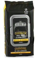 The Nobleman Charcoal Deep Detoxifying Face + Body Cleansing Wipes for Men