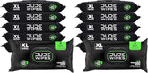 DUDE Wipes Herbal Relief Adult Flushable Wet Wipes, Witch Hazel, 576 Count