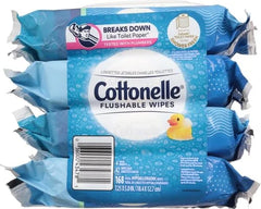 Cottonelle Fresh Care Flushable Wipes, 42 Wipes per Pack (Pack of 16)
