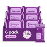 goodwipes Flushable Wipes (6 Pack) (50 Count (Pack of 6), Lavender)