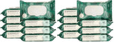 The Honest Company Hypoallergenic Flushable Wipes for Sensitive Skin, Tropical Leaves,42 Count (Pack of 16)