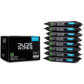 DUDE Wipes - Flushable Wipes - 8 Pack, 336 Count - Unscented Extra-Large Adult - Vitamin-E & Aloe - Septic and Sewer Safe