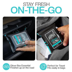 The Nobleman Mens Cooling Face & Body Cleansing Wipes C Aloe & Eucalyptus No Rinse Cleansing Cloths for Gym, Travel, Sweat Removal, Post Workout Freshness, Active On-The-Go Hygiene & Camping C 30 Ct