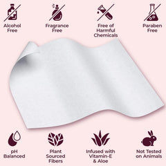 BOOTY WIPES Feminine Flushable Wipes Wome, 320 Count (4 Packs of 80) Wet Wipes for Adults, pH Balanced with Aloe and Vitamin E, Gentle Cleansing Female Toilet Wipes for Sensitive Skin