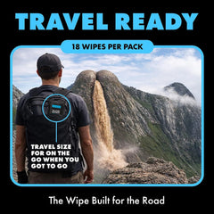 DUDE Wipes Unscented Adult Flushable Travel Wipes, Camping, 108 Count