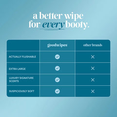 goodwipes Flushable Wipes (6 Pack) (50 Count (Pack of 6), Fragrance-Free)