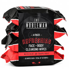 The Nobleman Refreshing Aloe & Grapefruit Deep Cleansing Face + Body Wipes