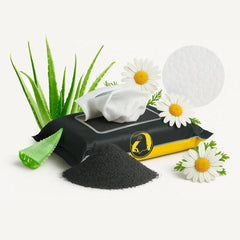 The Nobleman Charcoal Purifying & Detoxifying Face + Body Cleansing Wipes