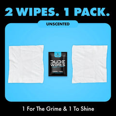 DUDE Wipes Double Deuce On-The-Go Flushable Wipes, 2 Per Pack, 80 Count