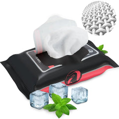 The Nobleman Mens Refreshing Face & Body Cleansing Wipes  C Aloe Vera & Grapefruit Cleansing Cloths for Gym, Travel, Sweat Removal, Post Workout Freshness, Active Hygiene Care & Camping, 30 Ct