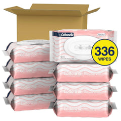 Cottonelle Fragrance Free Flushable Wipes, 8 Packs, 42 Wipes per Pack