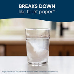 Cottonelle XL Flushable Wipes, 8 Packs, 45 Wipes per Pack