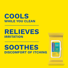 Preparation H Hemorrhoid Flushable Wipes with Witch Hazel for Skin Irritation Relief - 48 Count (Pack of 4)