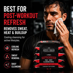 The Nobleman Refreshing Aloe & Grapefruit Deep Cleansing Face + Body Wipes